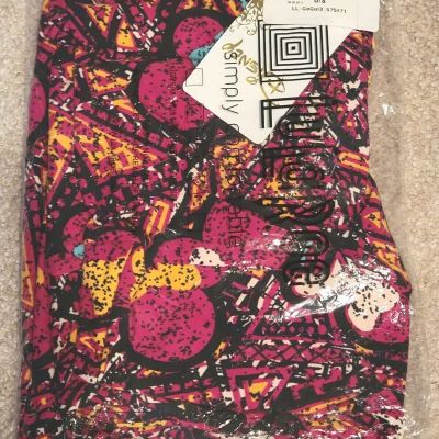 Disney Lularoe MINNIE MOUSE PINK NWT OS ONE SIZE LEGGINGS PANTS women's Stretch